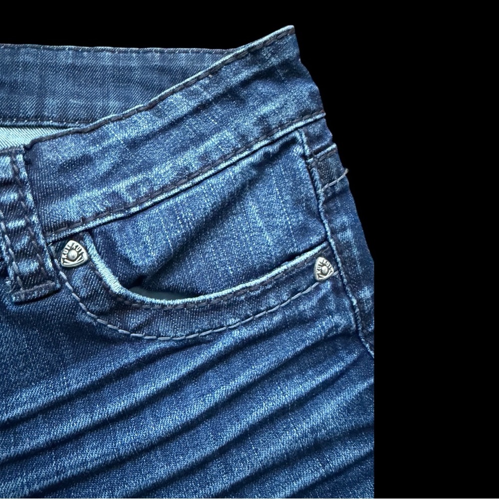 Kut from the Kloth Flare Blue Jeans - Picture 2 of 5